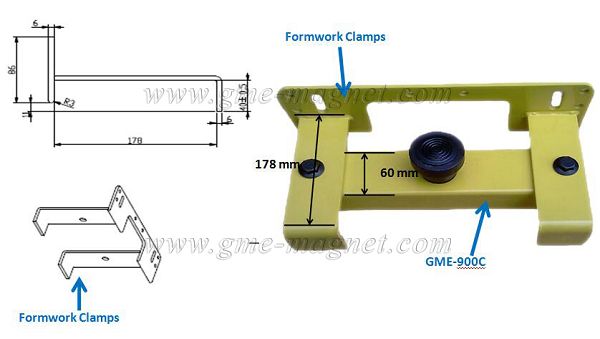 precast concrete magnet / shuttering magnet