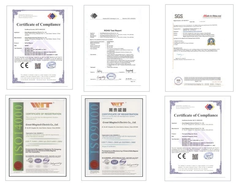 Certificate of Magnetic Bracelets Arthritis Pain Relief
